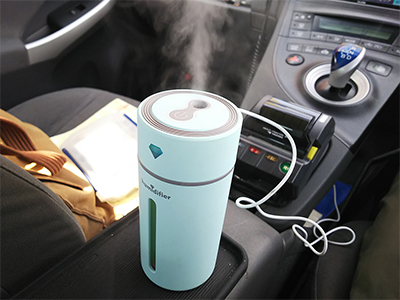 ■車内の噴霧器による消毒